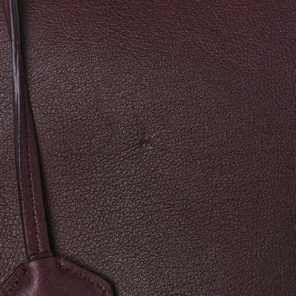 Saint Laurent Calfskin Medium Rive Gauche Cabas Bordeaux 14 of 14