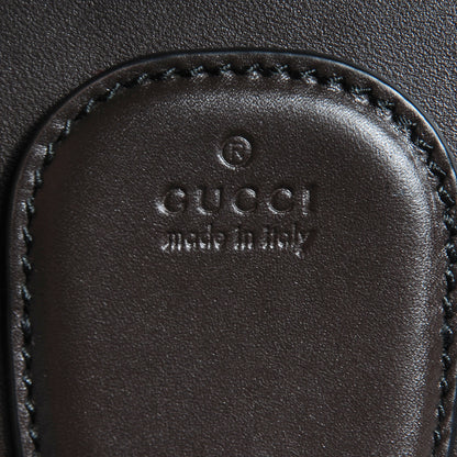 Gucci Monogram Margaux Calfskin Medium Emily Hobo Beige Ebony Cocoa 6 of 8