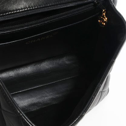 Chanel Lambskin Quilted Medium Kelly Flap Bag Black 6 of 9