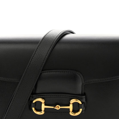 Gucci Azalea Calfskin Horsebit 1955 Shoulder Bag Black 8 of 10