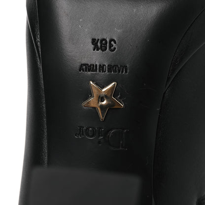 Christian Dior Nappa Knee High Boots 38.5 Black 8 of 10