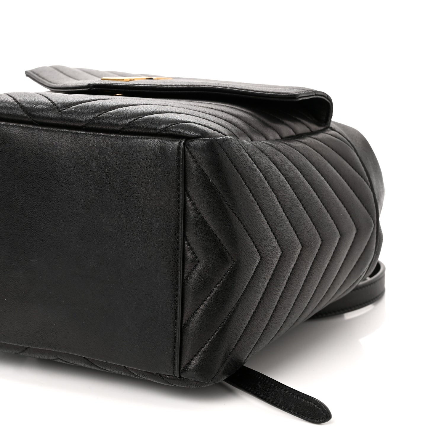 Lambskin Matelasse Monogram Joe Backpack Black