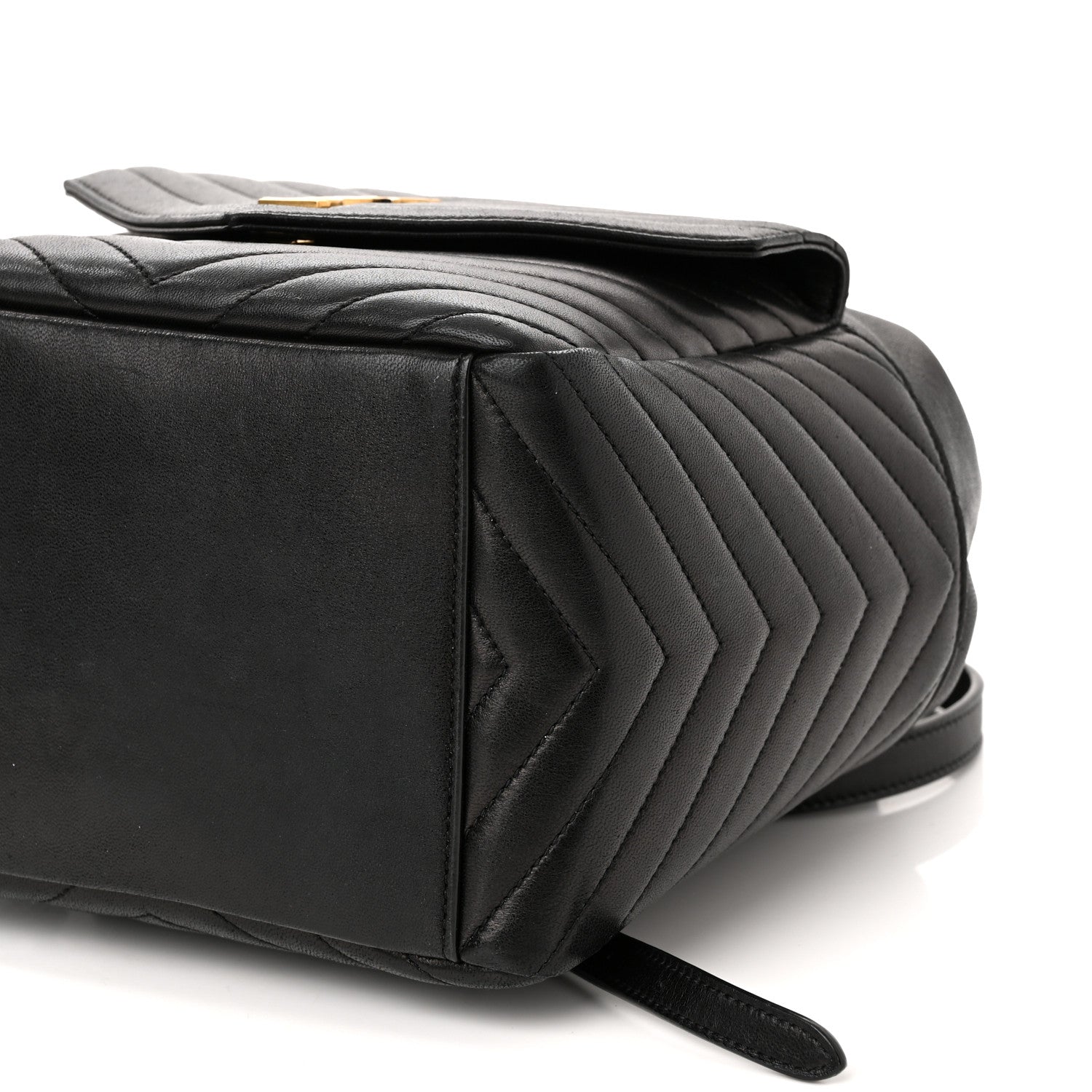 Saint Laurent Lambskin Matelasse Monogram Joe Backpack Black 10 of 10