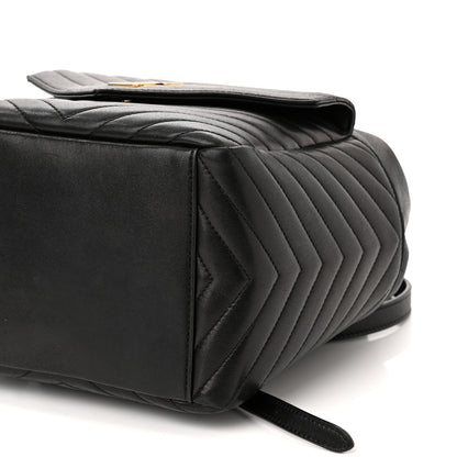 Saint Laurent Lambskin Matelasse Monogram Joe Backpack Black 10 of 10