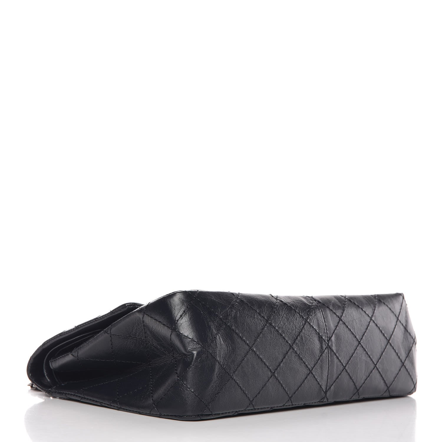 Chanel Aged Calfskin Quilted 2.55 Reissue 226 Flap Navy Blue 2 of 8