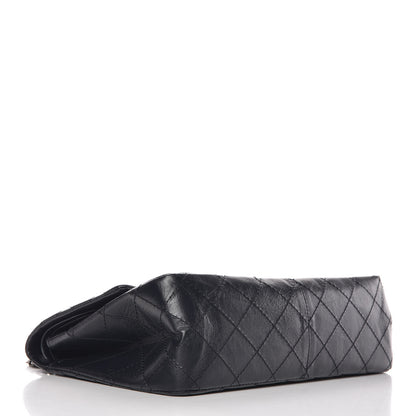 Chanel Aged Calfskin Quilted 2.55 Reissue 226 Flap Navy Blue 2 of 8