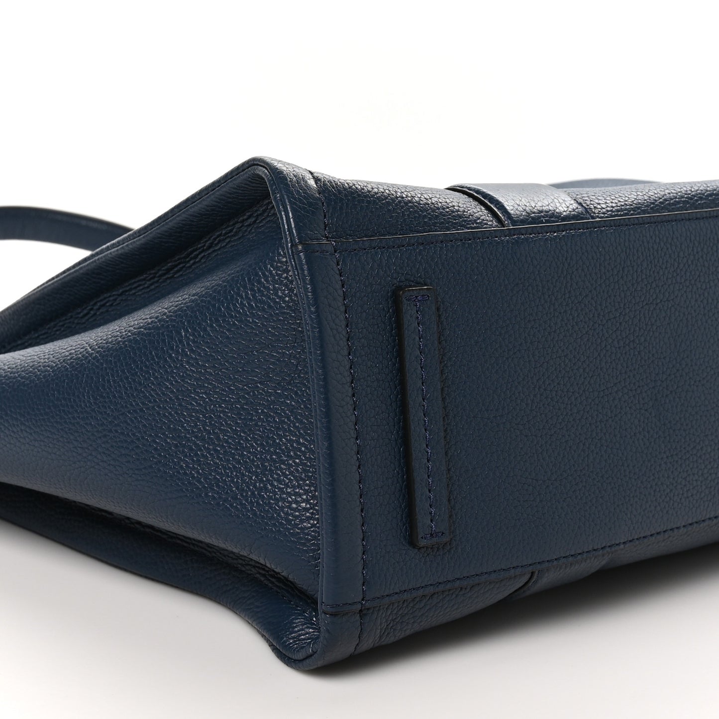 Grained Calfskin Large The Tote Bag Blue Sea