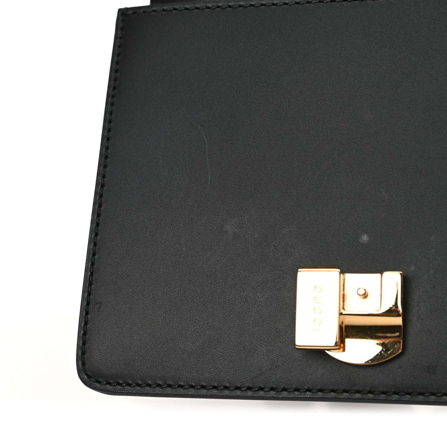 Calfskin Mini Sylvie Chain Shoulder Bag Black