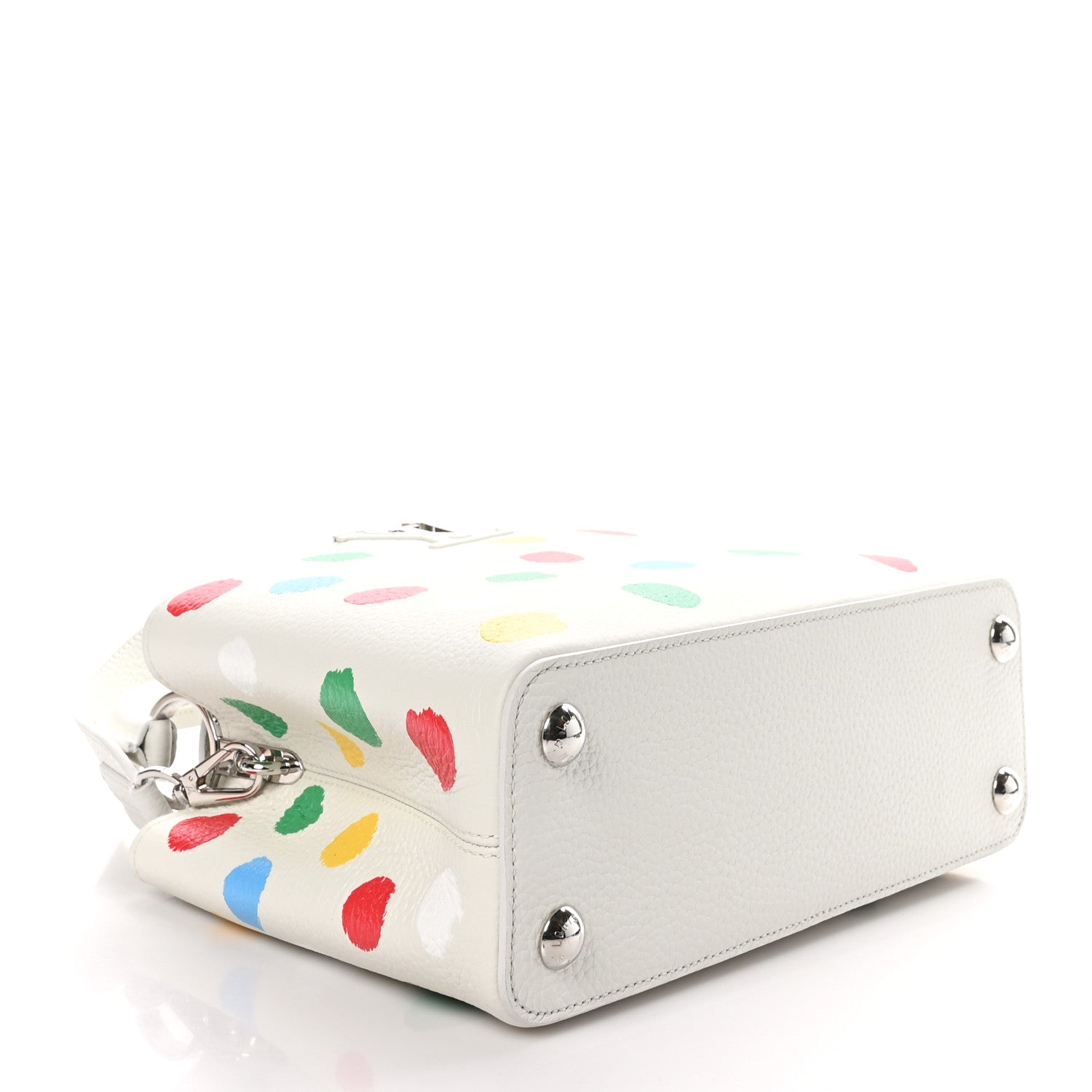 Louis Vuitton LV X YK Taurillon Capucines BB White 4 of 8