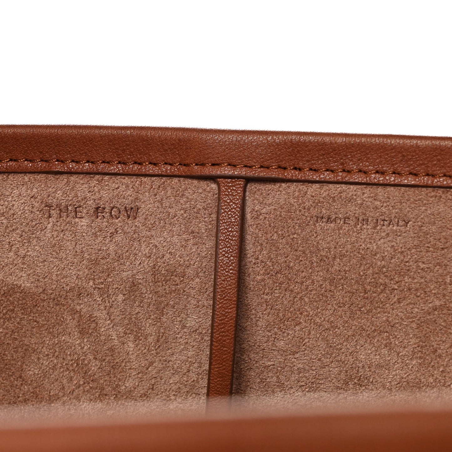 Polished Saddle Calfskin Large N/S Park Tote Dark Cuir