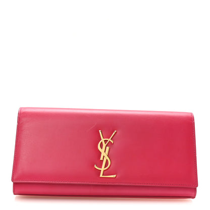 Saint Laurent Grain De Poudre Classic Monogram Cassandre Clutch Lipstick Fuchsia 1 of 7