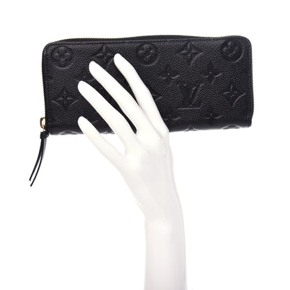 Louis Vuitton Empreinte Clemence Wallet Black 2 of 9