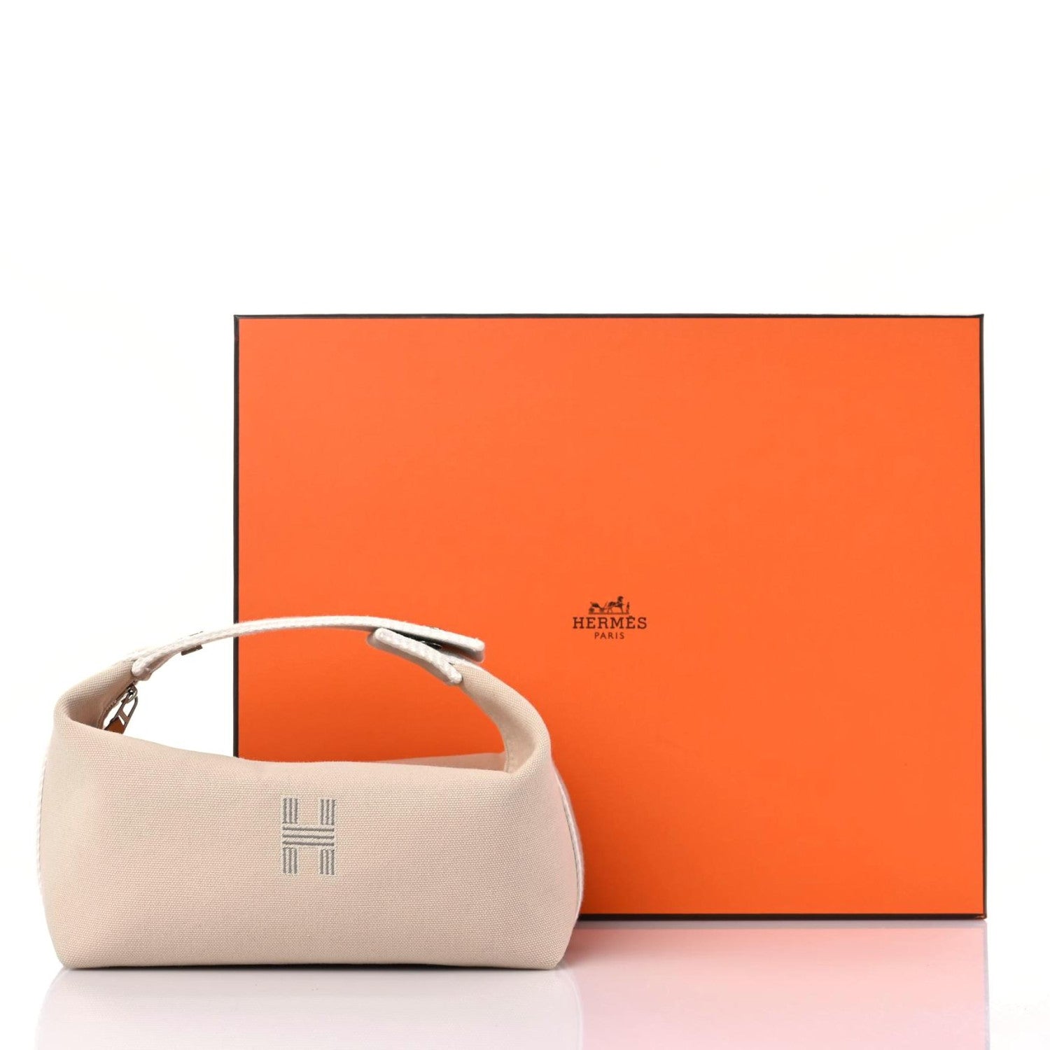 Hermes Canvas Small Bride-A-Brac Pouch Natural 11 of 11