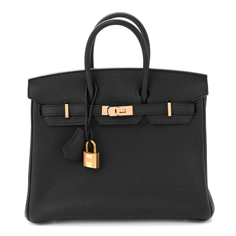Hermès Togo Birkin 25 Black