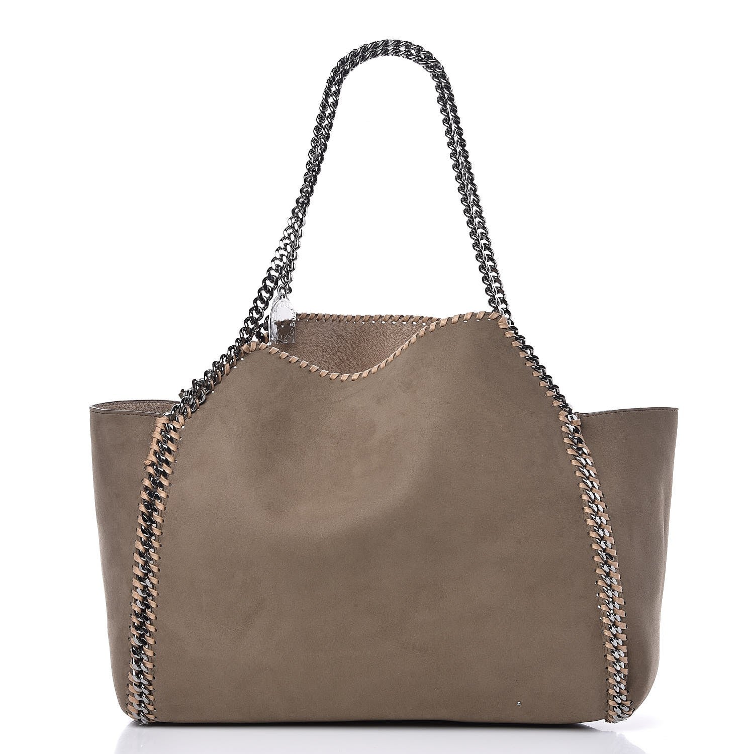 Stella McCartney Shaggy Deer Falabella Reversible Tote Clotted Cream 4 of 11