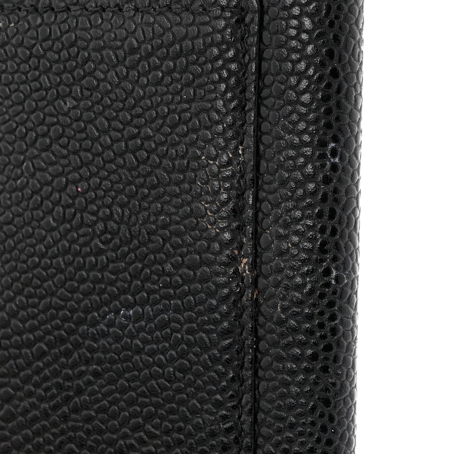 Caviar Timeless Passport Holder Black
