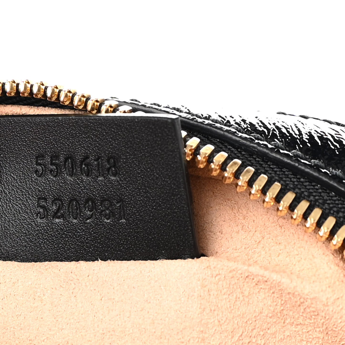 Suede Patent Web Mini Ophidia Round Shoulder Bag Black