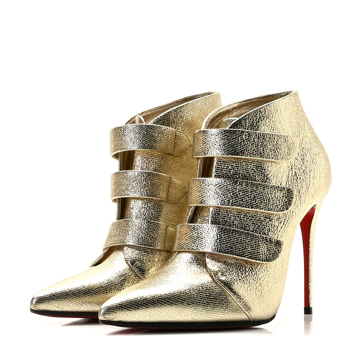 Calf Lame Tweed Triniboot 100 Booties 37 Platine
