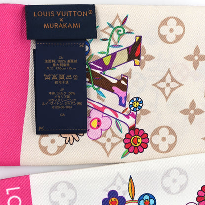 Louis Vuitton LV X TM Silk Superflat Monogram Bandeau White 3 of 3