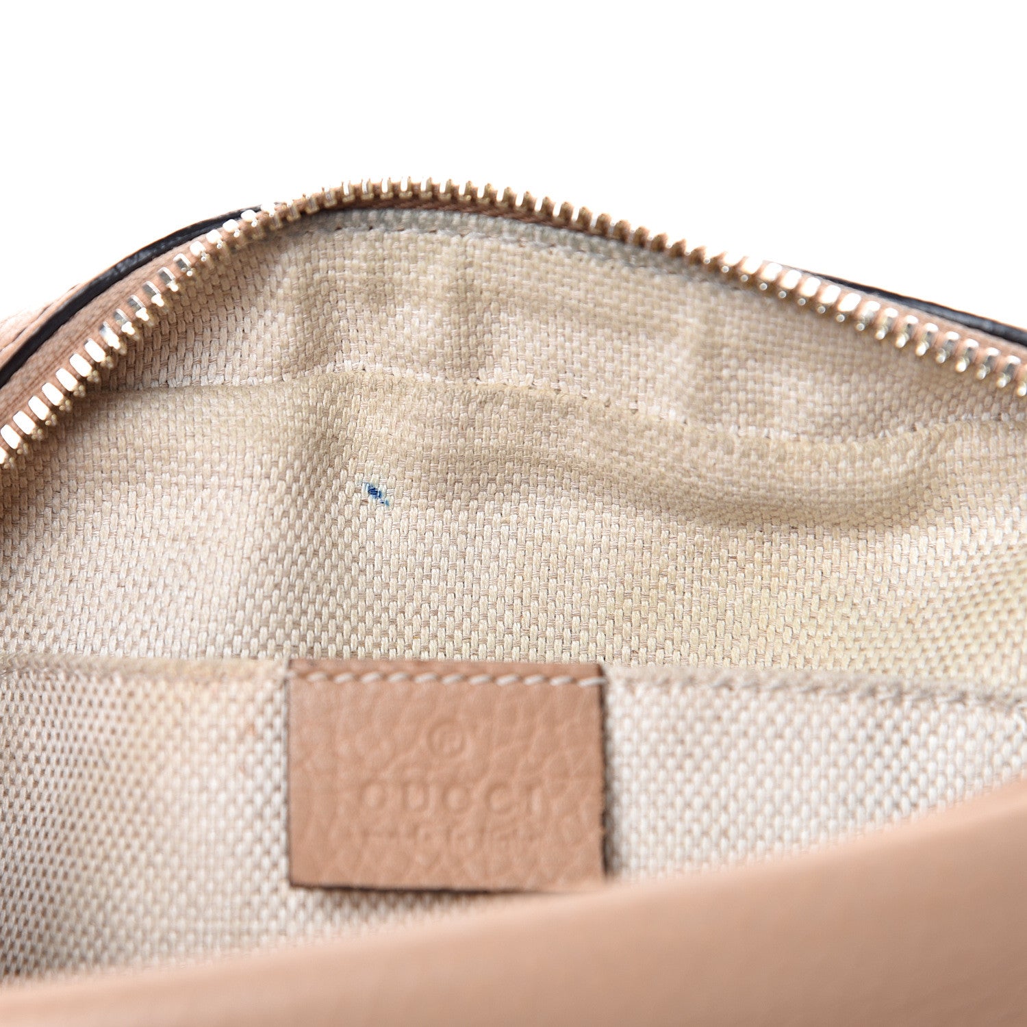 Gucci Pebbled Calfskin Small Soho Disco Bag Rose Beige 7 of 18