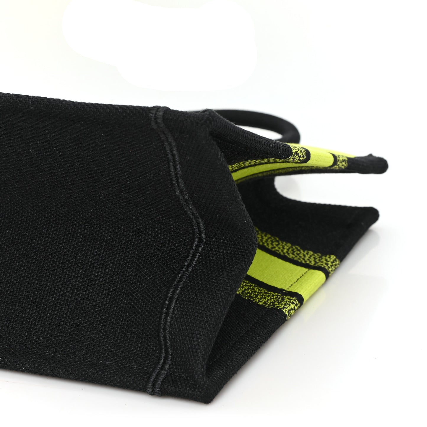 Canvas Embroidered Medium Miss Dior Graffiti Book Tote Green Blue