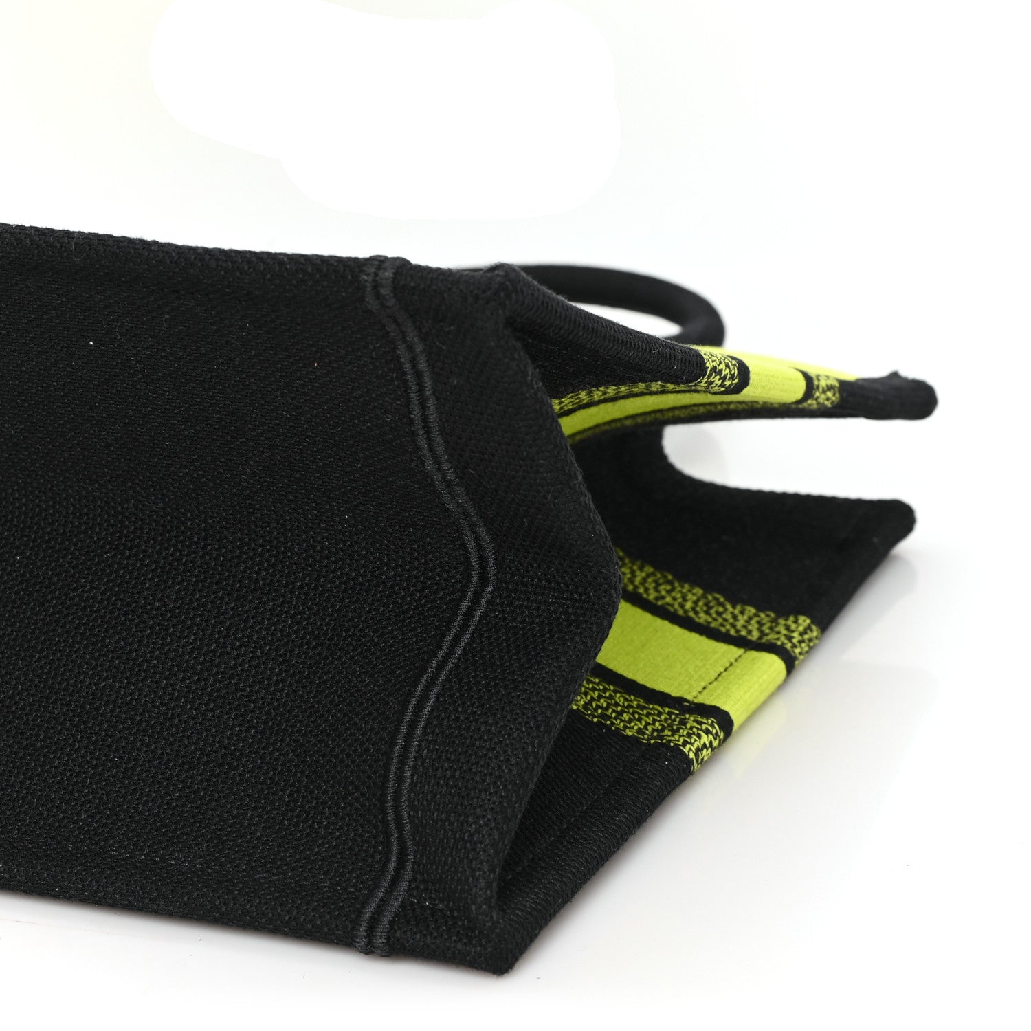 Christian Dior Canvas Embroidered Medium Miss Dior Graffiti Book Tote Green Blue 10 of 12