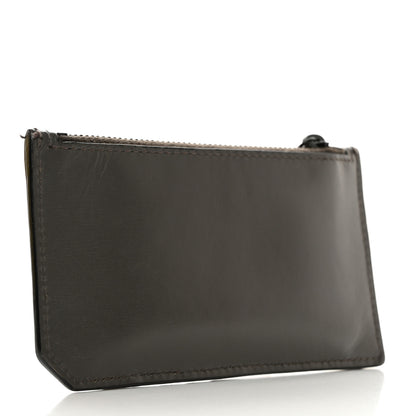 Saint Laurent Calfskin 5 Fragments Zip Pouch Card Holder Fog 3 of 10