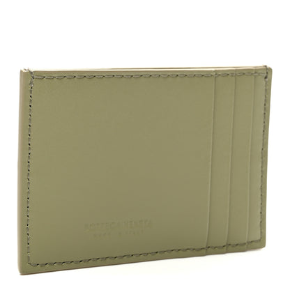Bottega Veneta Nappa Maxi Intrecciato Card Holder New Sauge 3 of 6
