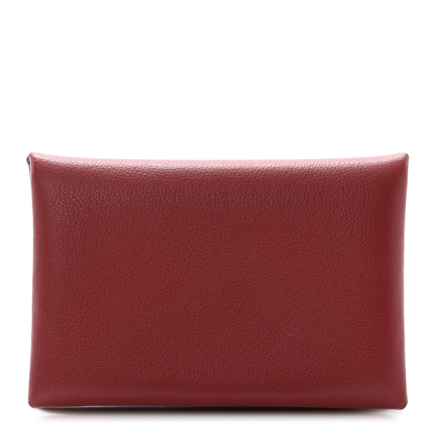 Hermes Evercolor Verso Calvi Card Case Rouge Grenat Glycine 1 of 6