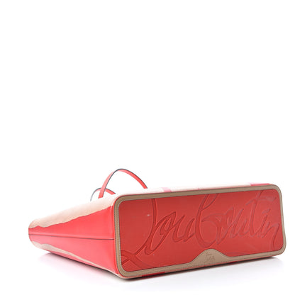 Christian Louboutin Calfskin Kraft Spikes East West Cabata Tote Kraft Red 5 of 13