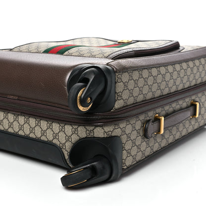 Gucci GG Supreme Monogram Web Medium Savoy Trolley Beige Ebony 9 of 13