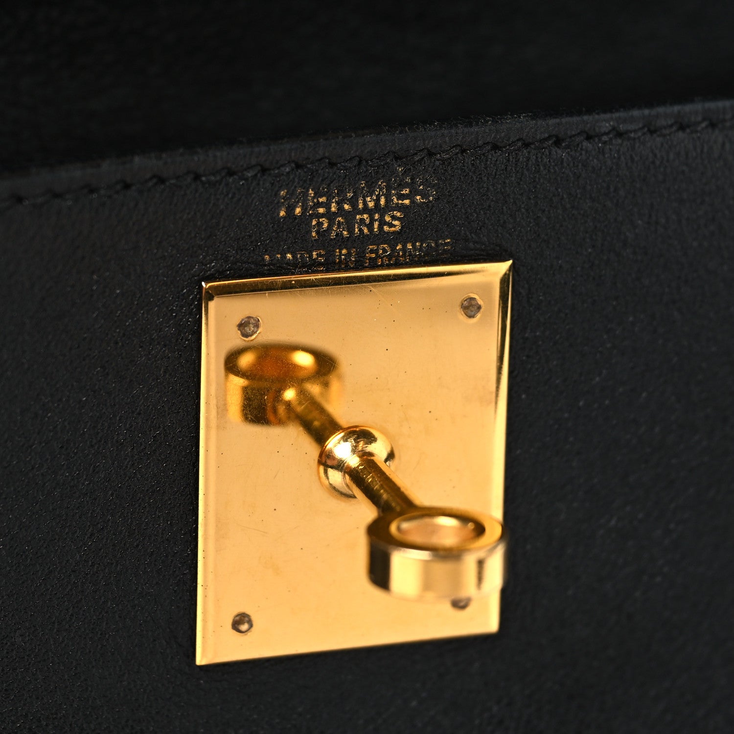Hermes Evercalf Kelly Retourne 28 Black 6 of 15