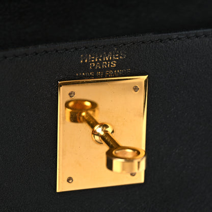 Hermes Evercalf Kelly Retourne 28 Black 6 of 15