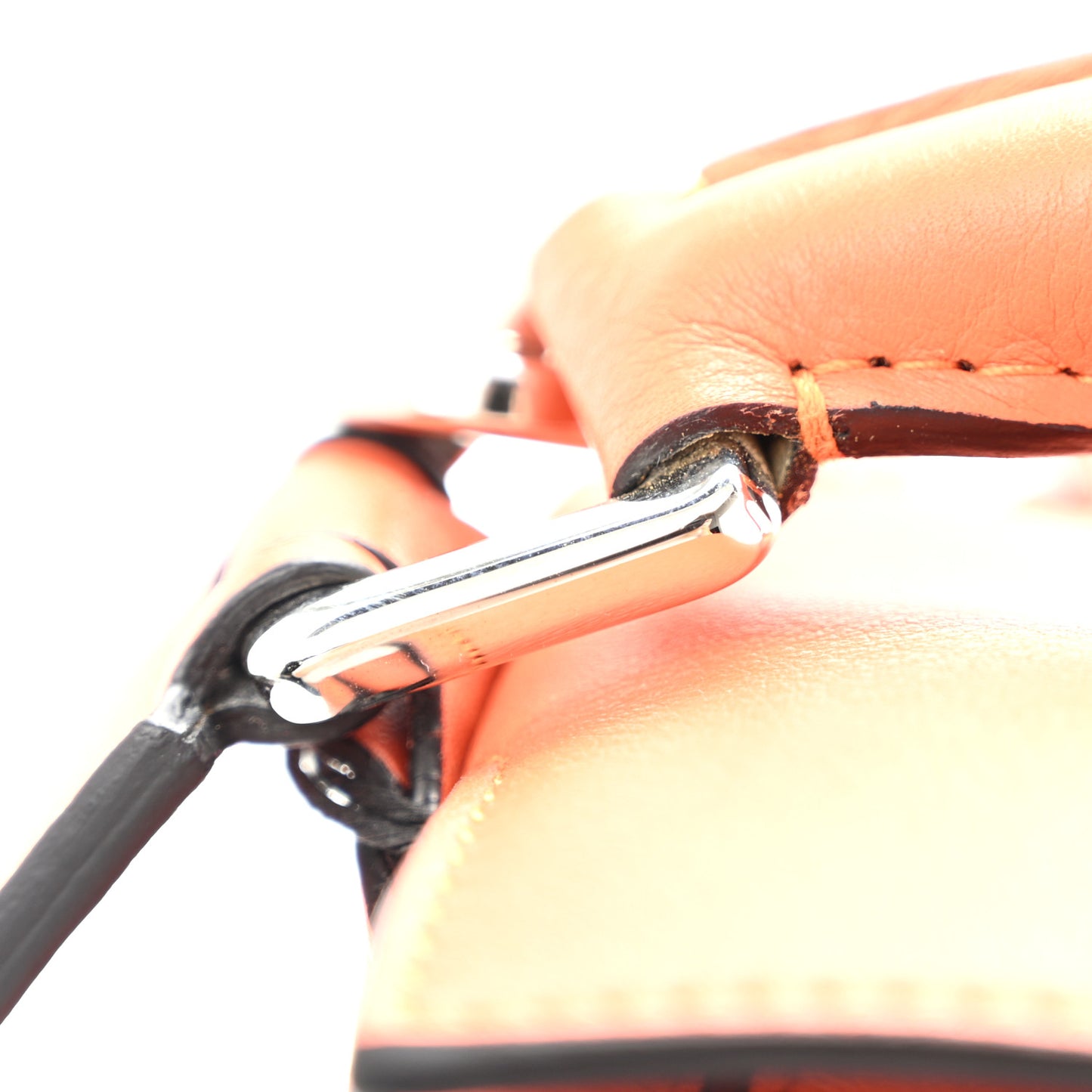 Calfskin Small Puzzle Bag Orange