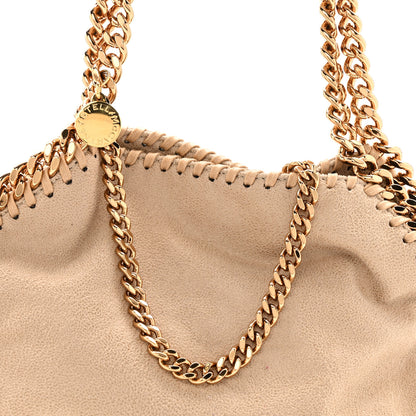 Stella McCartney Shaggy Deer Mini Falabella Fold Over Tote Beige 8 of 13