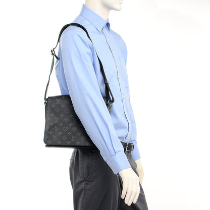 Louis Vuitton Monogram Eclipse District PM Black 2 of 7