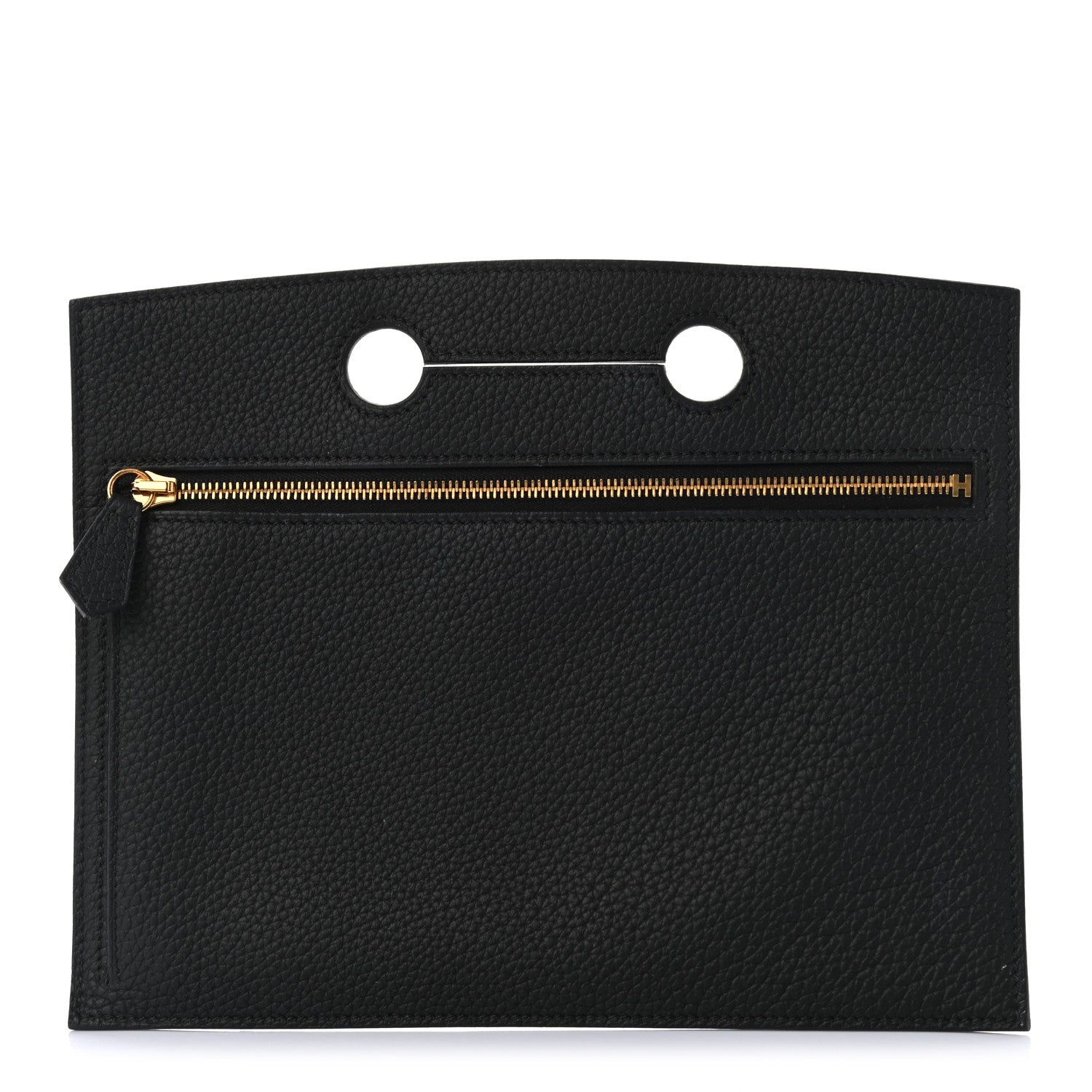 Hermes Togo Backpocket Pouch 25 Black 1 of 7