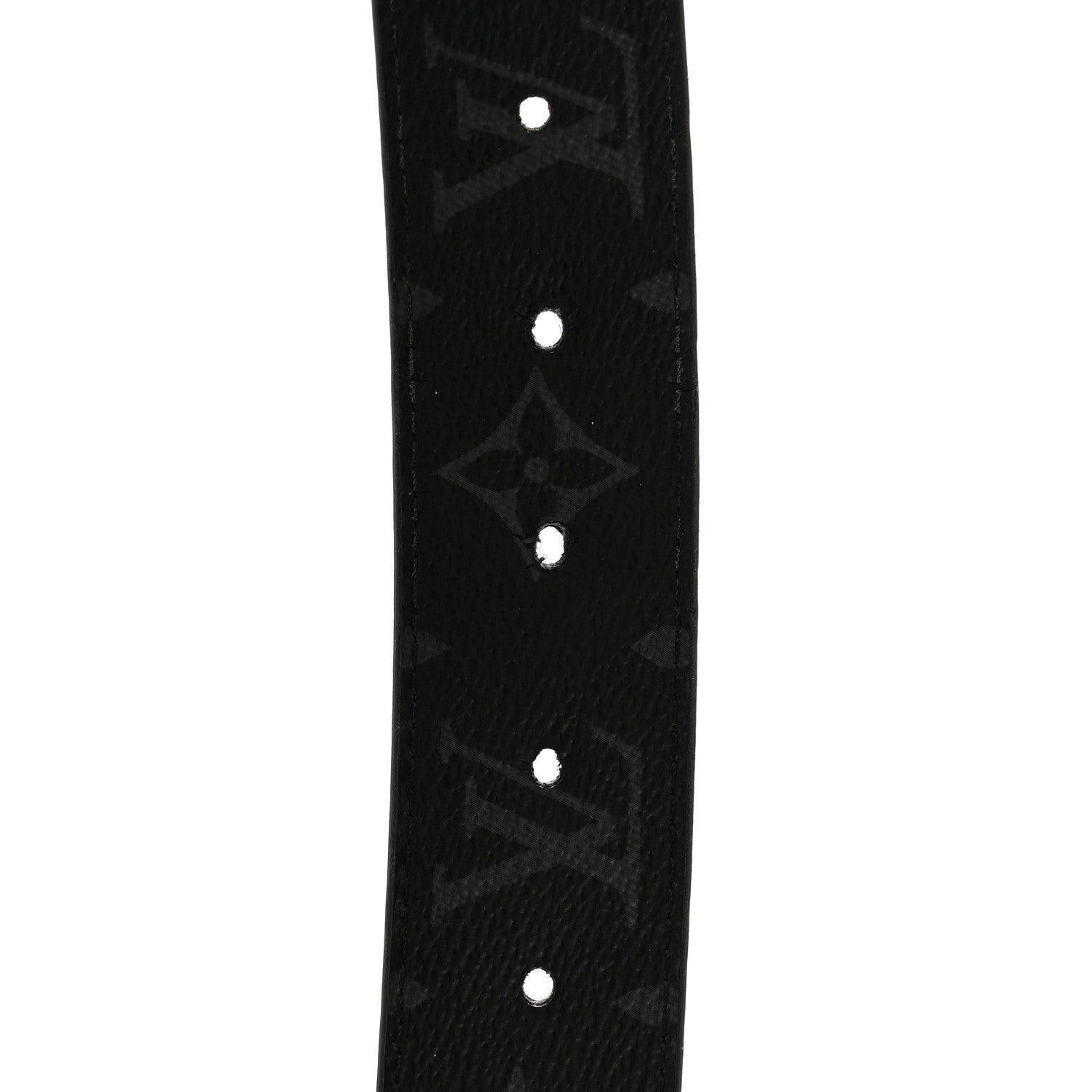 Louis Vuitton Calfskin Monogram Eclipse 35mm LV Initiales