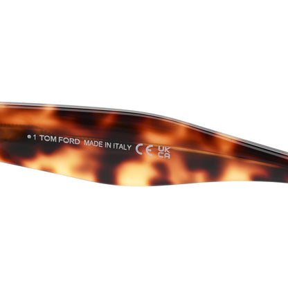 Tom Ford Acetate Square Sunglasses TF939 Transparent Tortoise 5 of 9