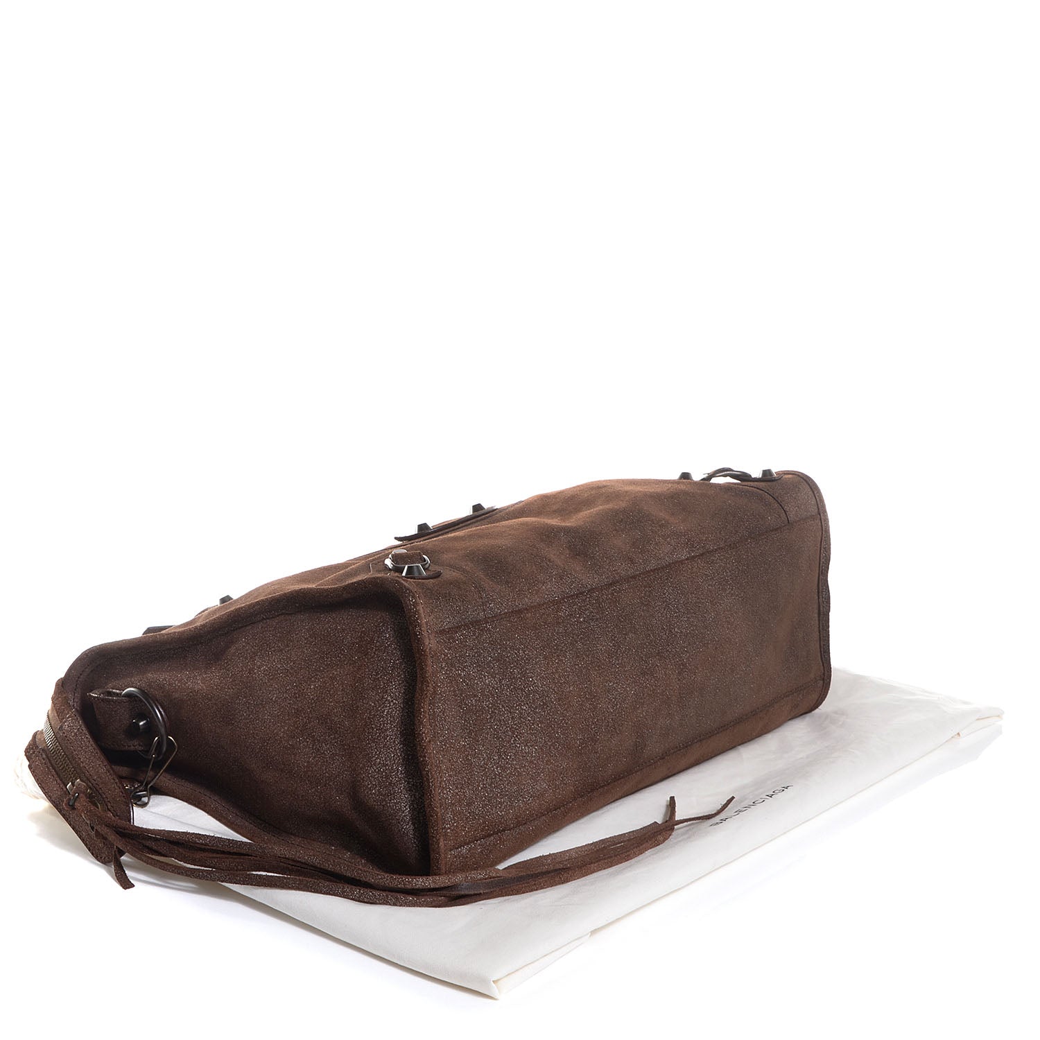 Balenciaga Metallic Craquele Calfskin Classic Hardware City Bronze 4 of 12