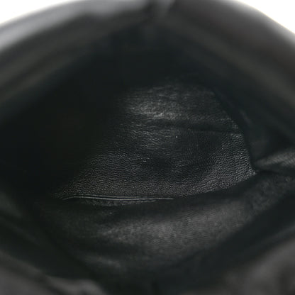 Burberry Smooth Calfskin Rose Clutch Black 5 of 10