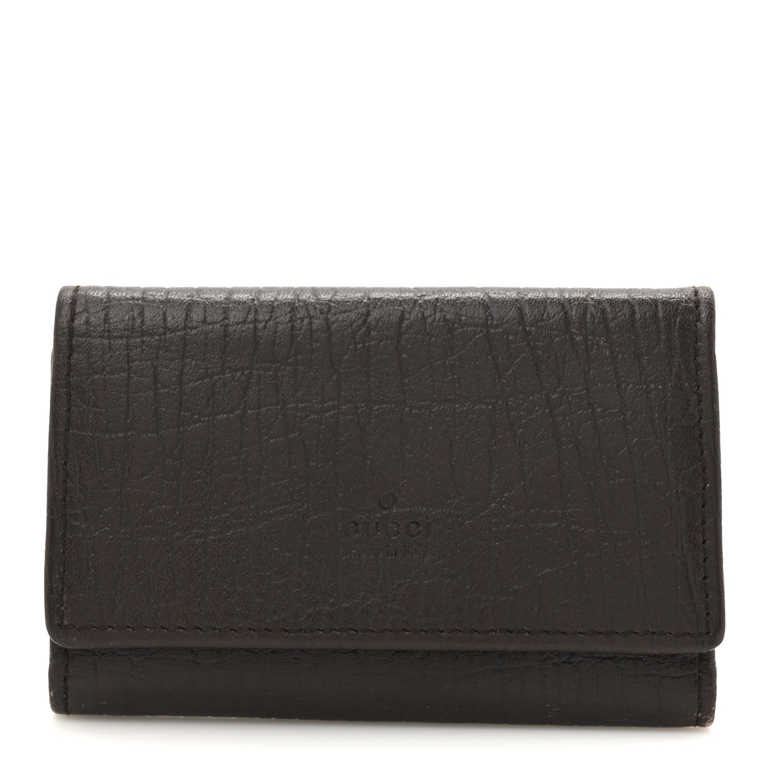 Gucci Calfskin 6 Key Holder Brown 1 of 10