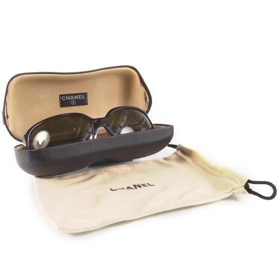 Chanel CC Sunglasses 6014 Brown 3 of 4