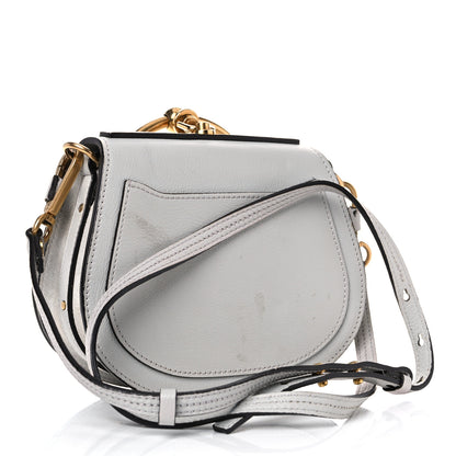Chloe Calfskin Suede Small Nile Bracelet Bag Airy Grey 3 of 20