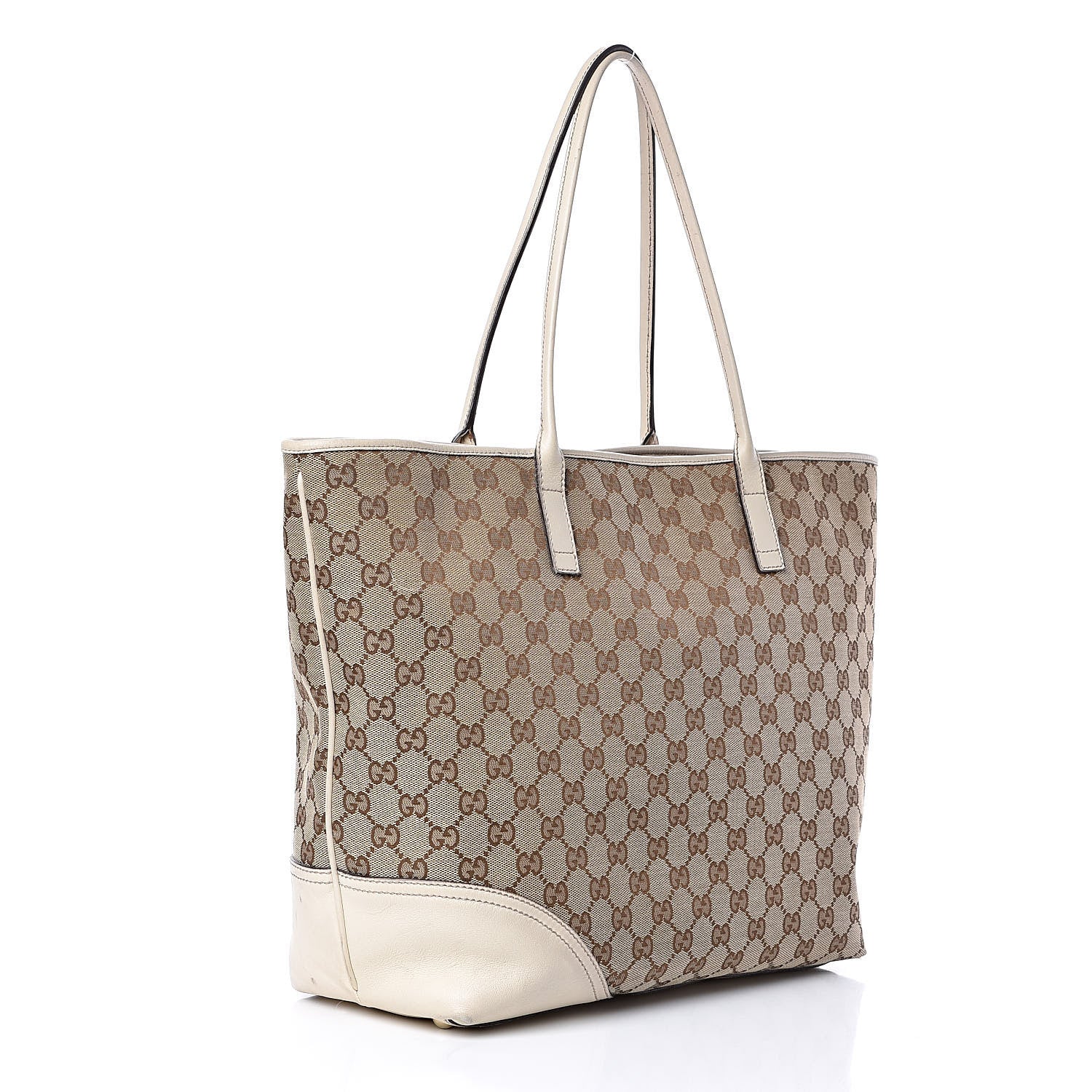 Gucci Monogram Large New Britt Tote Off White 3 of 15