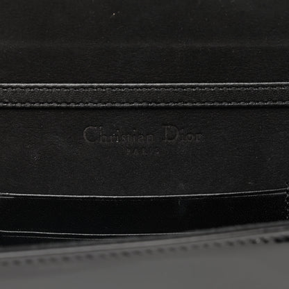 Christian Dior Patent Studded Diorama Flap Bag Black 7 of 14