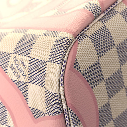 Louis Vuitton Damier Azur Tahitienne Neverfull MM 7 of 14