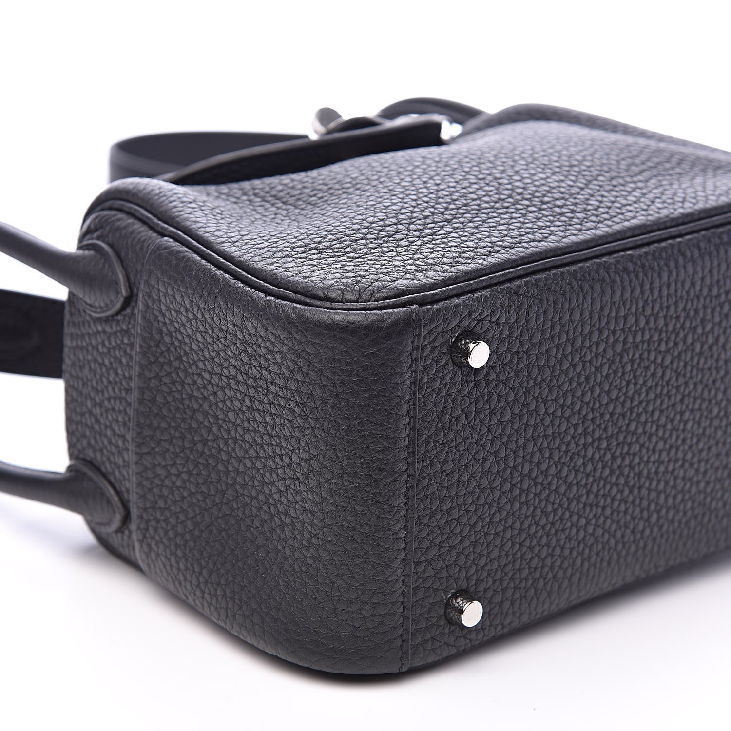 Hermes Taurillon Clemence Mini Lindy 20 Black 7 of 9