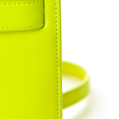 Saint Laurent Calfskin Nano Sac De Jour Neon Yellow 17 of 24