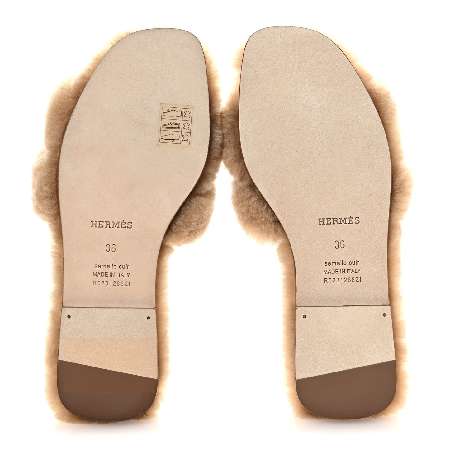 Woolskin Oran Sandals 36 Beige Argile